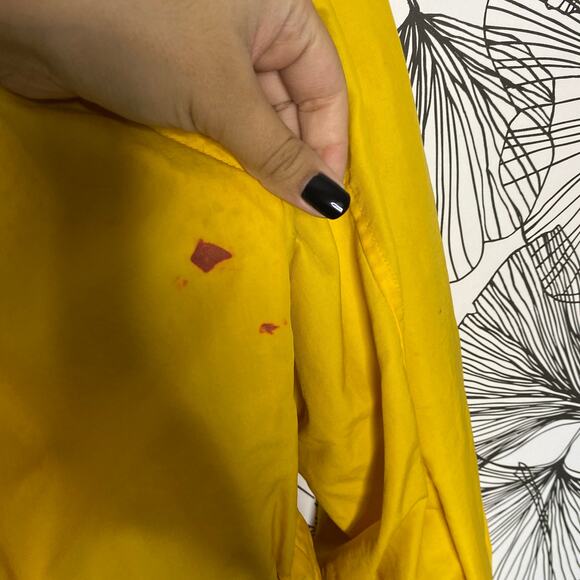 Tommy Hilfiger Snap Button Front Jacket Yellow Men's Size Medium - Picture 3 of 12